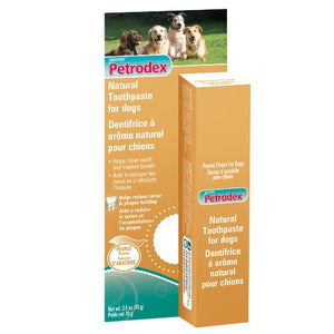 Dentifrice naturel Petrodex pour chiens, 70 g