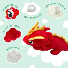 Load image into Gallery viewer, Snugarooz Jouet pour chien - Le dragon Fire
