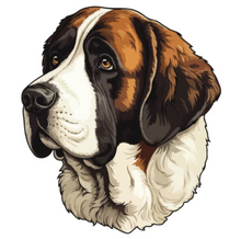 Load image into Gallery viewer, Tasse en céramique-Thème animaux-Saint Bernard
