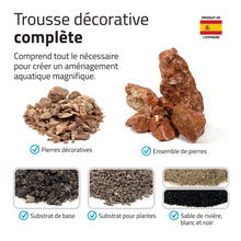 Load image into Gallery viewer, Trousse décorative Fluval de pierres et de sables - Red Rock
