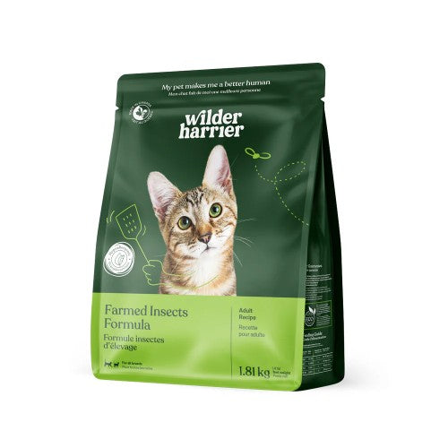 Wilder Harrier Nourriture sèche pour chat - Insectes d'élevage 1.81 Kg