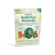 Load image into Gallery viewer, Woof Pet Gâteries pour chien Recharges Pupsicle - Beurre d’arachide et poulet
