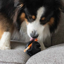 Load image into Gallery viewer, Zeus jouet Chewchasers en caoutchouc pour gâterie - Balle - Noir
