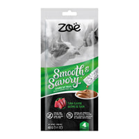 Load image into Gallery viewer, Régals à lécher Smooth &amp; Savory Zoë pour chats, Thon, paquet de 4
