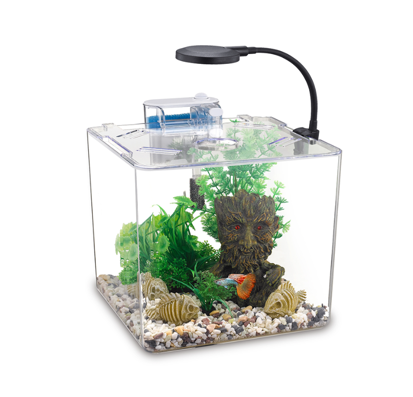 Aquarium carré NUBIOS LG 12 LITRES, (3,7 gal)