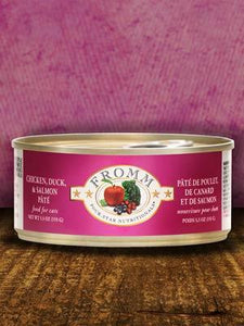 Conserve pour chat Fromm Four Stars- Pâté de poulet, canard et saumon 5.5oz - Boutique Le Jardin Des Animaux -conserve pour chatBoutique Le Jardin Des Animaux11209