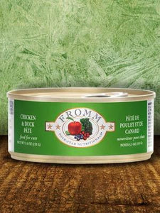 Conserve pour chat Fromm Four Stars- Pâté de poulet et canard 5.5oz - Boutique Le Jardin Des Animaux -conserve pour chatBoutique Le Jardin Des Animaux11217