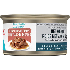 Conserve pour chat Royal Canin - Fines tranches en sauce soin urinaire - Boutique Le Jardin Des Animaux -conserve pour chatBoutique Le Jardin Des AnimauxRCFSU085T