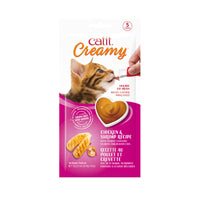 Catit Creamy régal crémeux en tube au poulet et crevettes