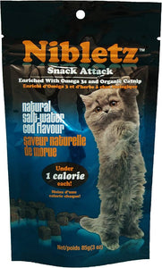 Gâteries tendres pour chat Nibletz - Saveur naturelle de morue