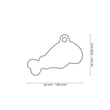 Load image into Gallery viewer, Médaille pour chien collection Food, Cuisse de poulet
