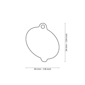 Médaille pour chien collection Food, Beigne