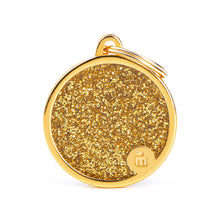 Load image into Gallery viewer, Medal collection SHINE, CIRCLE GLITTER GOLD, LARGE
