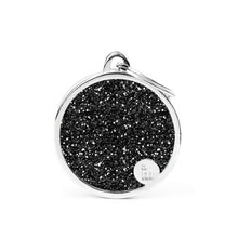 Load image into Gallery viewer, Medal collection SHINE, CIRCLE GLITTER BLACK, LARGE
