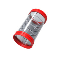 Load image into Gallery viewer, Bague de raccordement Rody 3, rouge, paquet de 4
