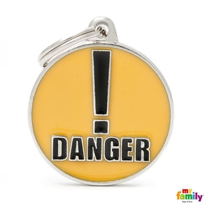 Medal Charms collection, "DANGER", LARGE