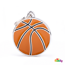 Load image into Gallery viewer, Medal collection Charms, &quot;BASKETBALL&quot;, LARGE
