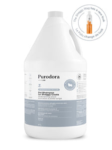 Purodora - Shampoing pour animaux à poils longs - 500 ml