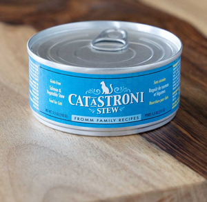 Conserve pour chat Fromm CATaSTRONI- Ragoût de saumon et légumes 5.5oz