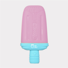 Load image into Gallery viewer, ICE TOY™ - Cooling Dog Toy with Ice Cream Cone | Strawberry Popsicle
