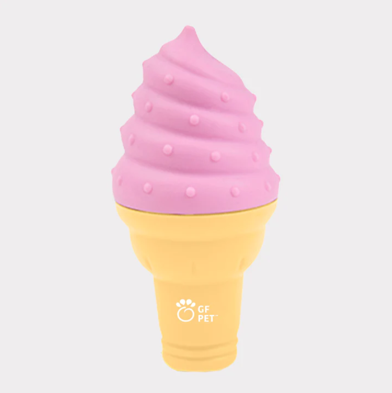 ICE TOY™ - Cooling Dog Toy with Ice Cream Cone | Strawberry cone