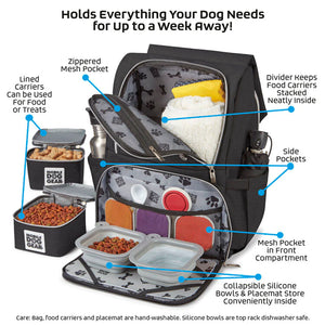 Mobile Dog Gear - Sac de voyage pour 1 semaine - Noir