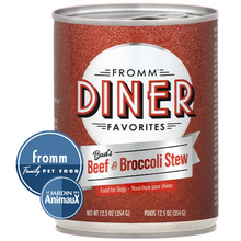 Load image into Gallery viewer, Canned dog FROMM DINER - BEEF AND BROCCOLI STEW
