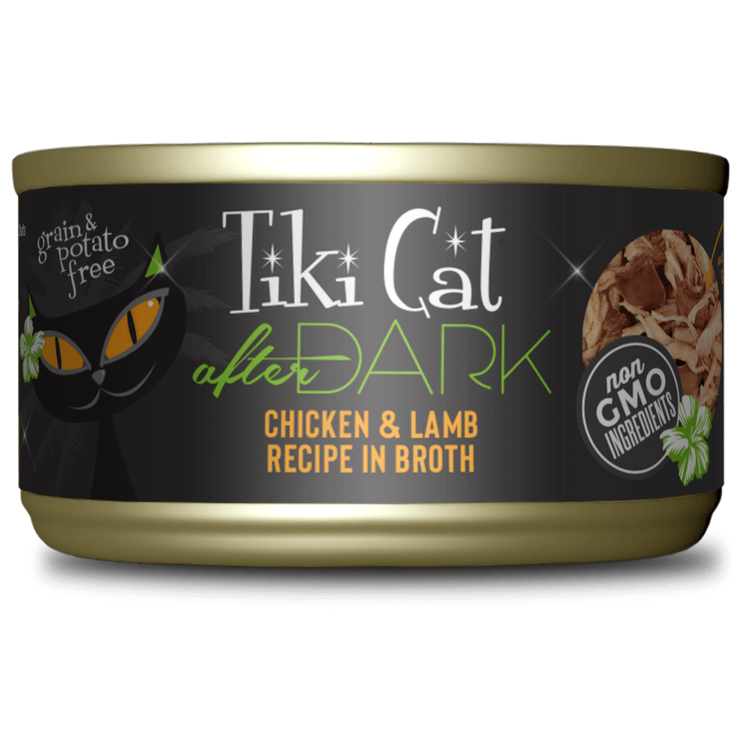 Tiki Cat After Dark, conserve pour chat recette de poulet et agneau - Boutique Le Jardin Des Animaux -conserve pour chatBoutique Le Jardin Des Animaux201-11239