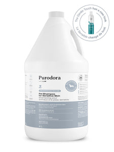 Purodora - Shampoing pour animaux à la peau sensible - 500 ml