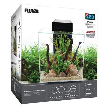 Aquarium équipé Fluval Edge, noir, 46 L (12 gal US) - Boutique Le Jardin Des Animaux -AquariumBoutique Le Jardin Des Animaux15038