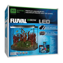 Load image into Gallery viewer, Aquarium équipé haut de gamme 26 Fluval à devant arrondi avec éclairage à DEL, 98 L (26 gal US) - Boutique Le Jardin Des Animaux -AquariumBoutique Le Jardin Des Animaux15227
