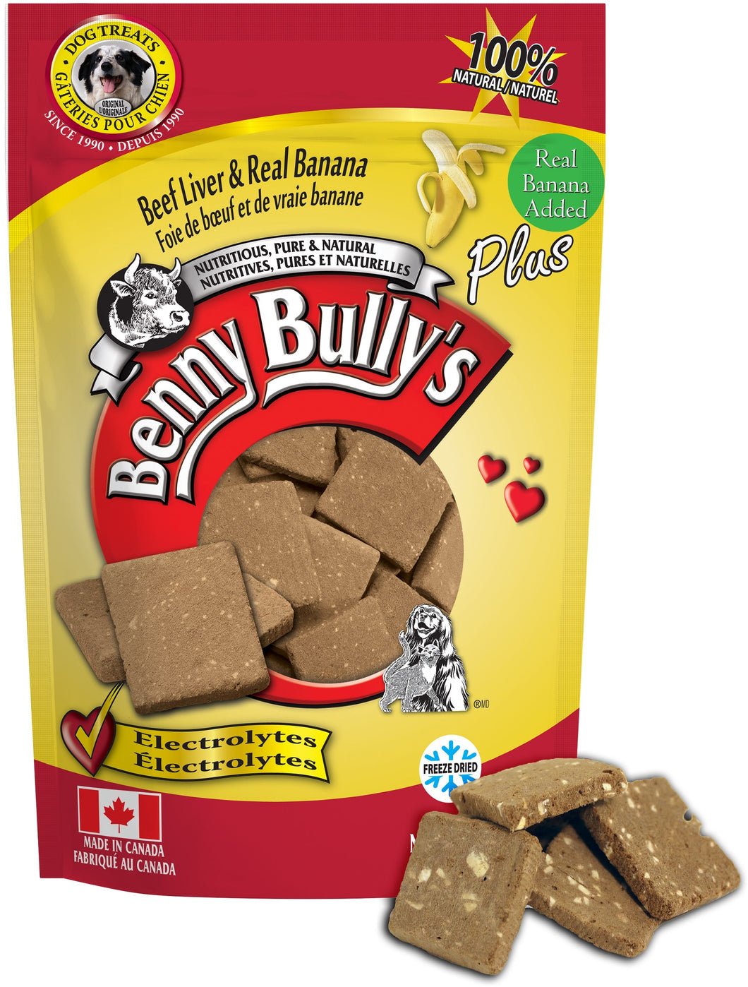 Benny Bully's Banana Dog Treats 58g