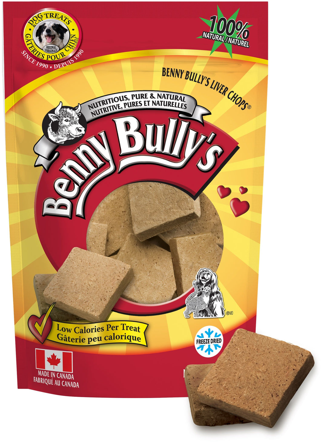 Benny Bully's original 80g - dog and cat treats