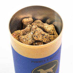 Biscuits végétariens aux pommes et bleuets - Todd & Paul, 200g - Boutique Le Jardin Des Animaux -Gâterie pour chienBoutique Le Jardin Des AnimauxTP679