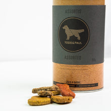 Load image into Gallery viewer, Biscuits végétariens - Saveurs assorties - Todd &amp; Paul, 200g - Boutique Le Jardin Des Animaux -Gâterie pour chienBoutique Le Jardin Des Animaux
