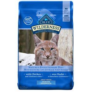 Blue Buffalo Wilderness nourriture pour chat d'intérieur - haute teneur en protéines et sans céréales au poulet - Boutique Le Jardin Des Animaux -Nourriture chatBoutique Le Jardin Des Animaux279-12734