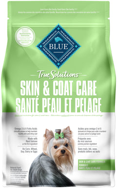 BLUE True Solutions pour chien adulte - santé peau et pelage au saumon - Boutique Le Jardin Des Animaux -Nourriture chienBoutique Le Jardin Des Animaux279-13413
