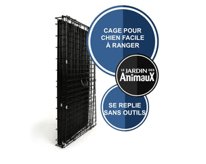 Cage métallique pour chien. 36” X 22” X 24” - Boutique Le Jardin Des Animaux -CageBoutique Le Jardin Des AnimauxBZ10680