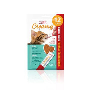 Catit Creamy régal crémeux en tube au Thon - Boutique Le Jardin Des Animaux -Gâterie pour chatBoutique Le Jardin Des Animaux44444
