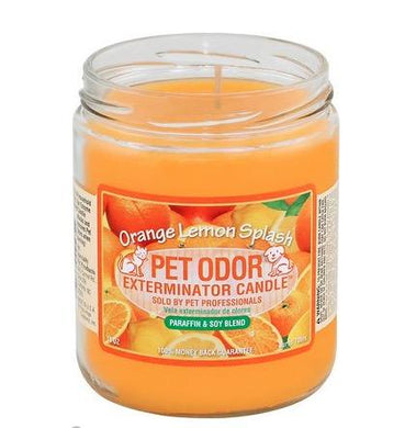 Chandelle désodorisante Pet Odor Exterminator Orange Lemon Splash, pot de 13 oz - Boutique Le Jardin Des Animaux -entretien maisonBoutique Le Jardin Des AnimauxHOY03712