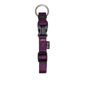 Collier réglable Zeus en nylon aubergine - Boutique Le Jardin Des Animaux -CollierBoutique Le Jardin Des Animaux99502