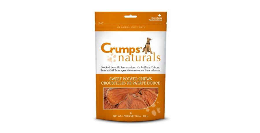 CRUMPS CHIEN BOUCHÉES DE PATATES DOUCES (CROUSTILLES) 11.6OZ - Boutique Le Jardin Des Animaux -Gâterie pour chienBoutique Le Jardin Des AnimauxCP00010