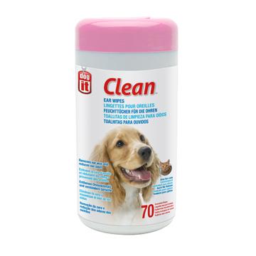 Dogit lingettes nettoyantes pour les oreilles - Boutique Le Jardin Des Animaux -soins chienBoutique Le Jardin Des Animaux70535