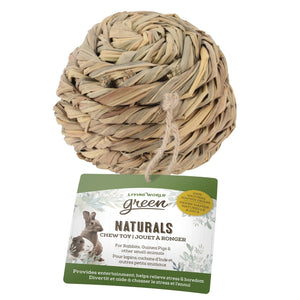 Gnawing Ball Toy for Rodents – Living World Green Naturals