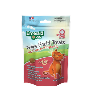 Gâteries formule urinaire sans-grain pour chats, Emerald Pet - Boutique Le Jardin Des Animaux -Gâterie pour chatBoutique Le Jardin Des AnimauxEMT00444