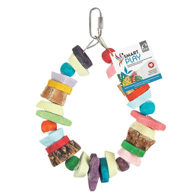 Jouet d’enrichissement SMART.PLAY HARI pour perroquets, couronne de macarons - Boutique Le Jardin Des Animaux -Accessoire pour oiseauxBoutique Le Jardin Des Animaux81022