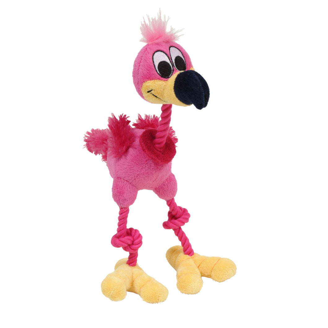 Jouet Puppy Luvz Dogit en peluche avec organe sonore, flamant rose - Boutique Le Jardin Des Animaux -jouet chienBoutique Le Jardin Des Animaux72729
