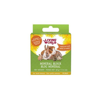 Living World bloc minéraux arôme de pissenlit 40g pour petits animaux - Boutique Le Jardin Des Animaux -Gâterie petit mammifèreBoutique Le Jardin Des Animaux60497