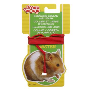 Living World Ensemble laisse et collier rouge pour hamster - Boutique Le Jardin Des Animaux -Accessoire petit mammifèreBoutique Le Jardin Des Animaux60820