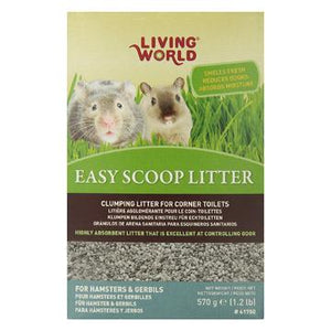 Living World Litière Easy Scoop pour hamster et gerbilles 570g - Boutique Le Jardin Des Animaux -litière pour petit mammifèreBoutique Le Jardin Des Animaux61750